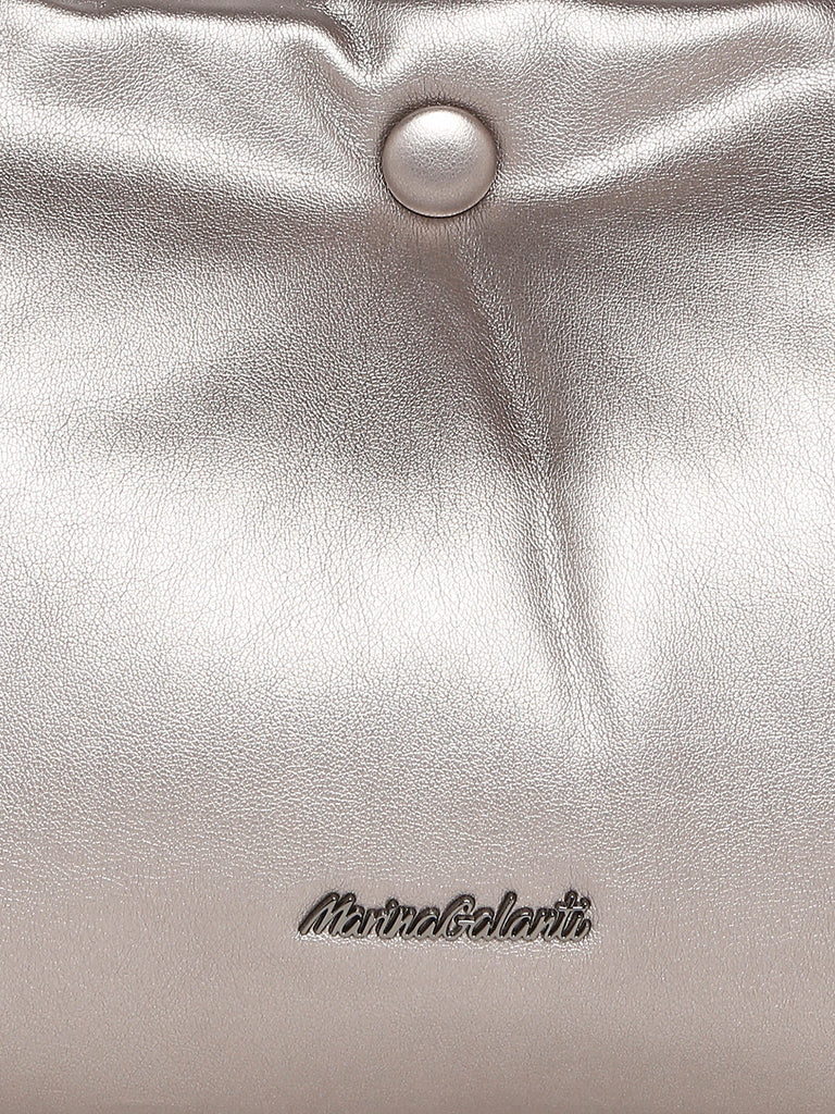 MARINA GALANTI Gun Color Soft PU Material Medium Size Pouch - MB0363PH2056