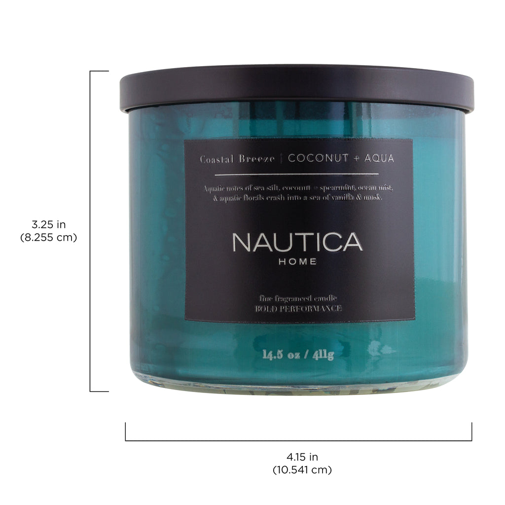 Nautica Coastal Breeze Fragranced Candle