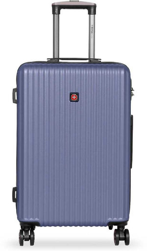 SWISSBRAND Riga Hard Large Navy Luggage Trolley
