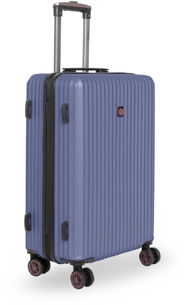 SWISSBRAND Riga Hard Large Navy Luggage Trolley