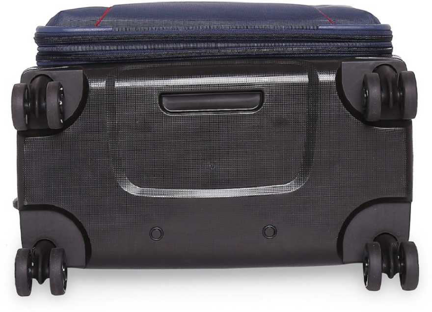 SWISSBRAND Perth Soft Cabin Navy Luggage Trolley