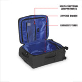 SWISSBRAND Utah Soft Large Navy/Grey Luggage Trolley