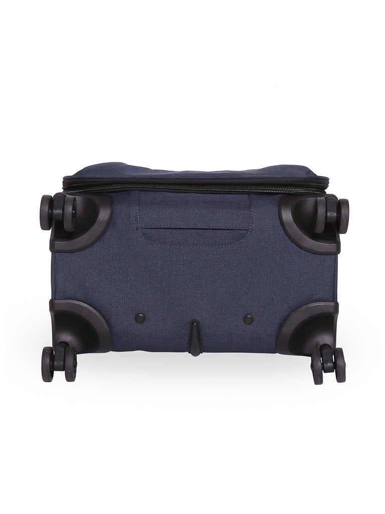 SWISSBRAND Utah Soft Large Navy/Grey Luggage Trolley