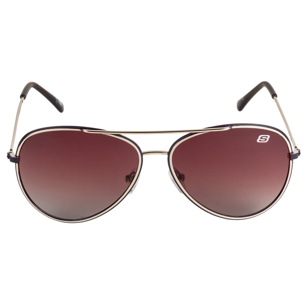 Skechers Aviator Sunglass with Brown Lens for Men & Women
