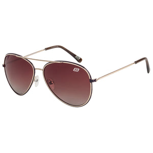 Skechers Aviator Sunglass with Brown Lens for Men & Women