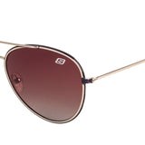 Skechers Aviator Sunglass with Brown Lens for Men & Women