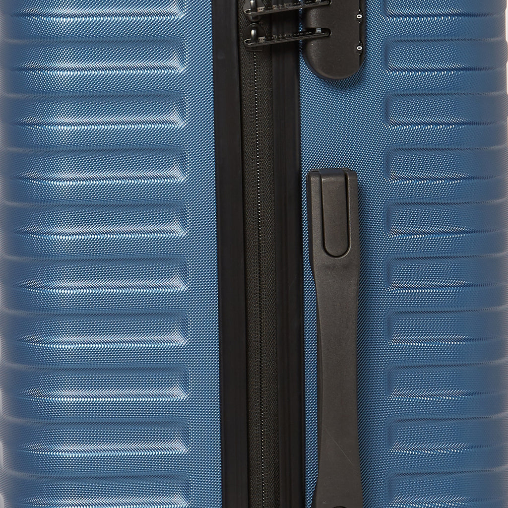 SWISSBRAND Dublin Hard Body Medium Navy Luggage Trolley