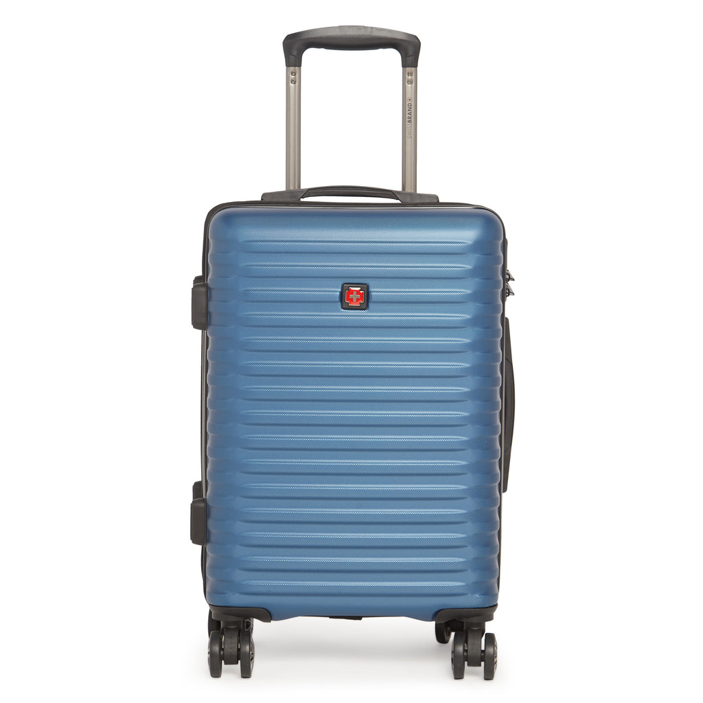 SWISSBRAND Dublin Hard Body Cabin Navy Luggage Trolley