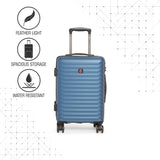 SWISSBRAND Dublin Hard Body Cabin Navy Luggage Trolley