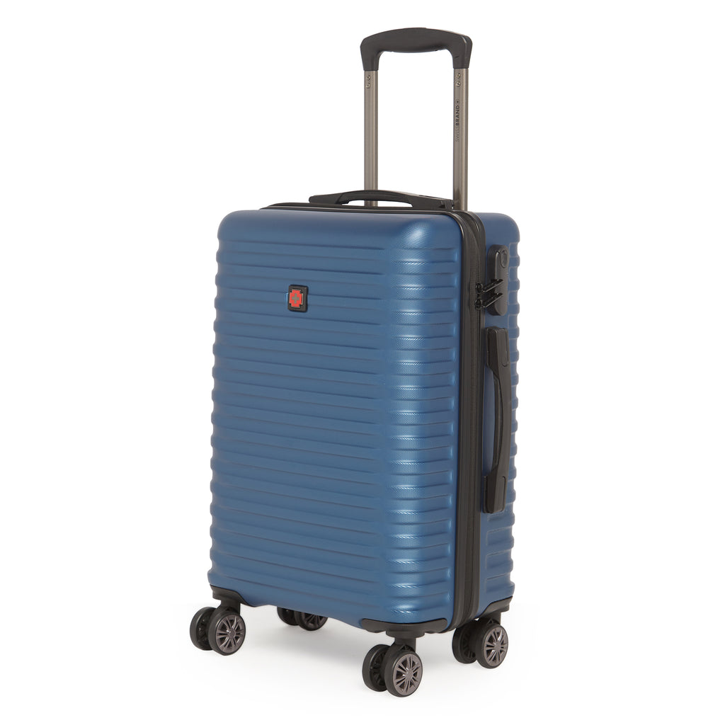 SWISSBRAND Dublin Hard Body Cabin Navy Luggage Trolley