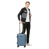 SWISSBRAND Dublin Hard Body Cabin Navy Luggage Trolley