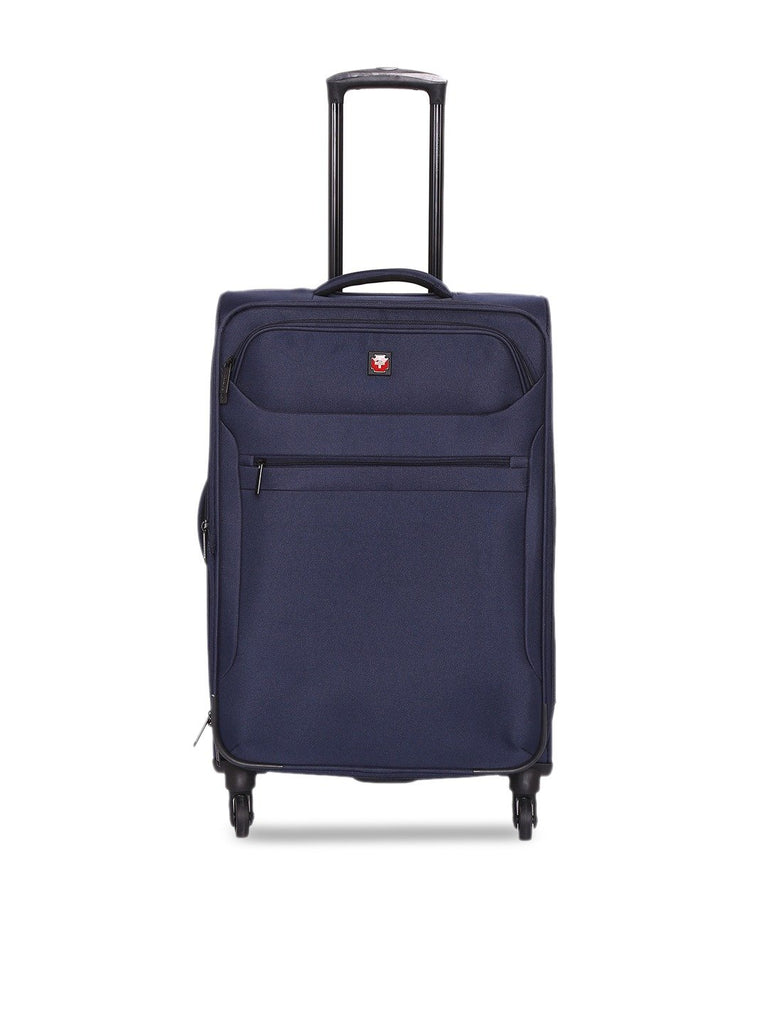 SWISSBRAND Hamilton Soft Medium Navy Luggage Trolley