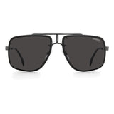 Carrera Unisex Grey  Lens Matte Black Navigator Sunglasses with 100% UV Protection -203353003592K