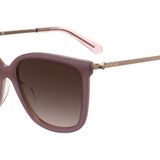 Moschino Love Womens Brown Shaded Lens Nude Square Sunglasses with 100% UV Protection - 203869FWM56HA