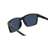 Under Armour Mens Blue Lens Black Rectangular Sunglasses with 100% UV Protection