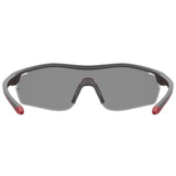 Under Armour Kids Infrared Oleophobic Lens Grey Black Wrap around Sunglasses with 100% UV Protection