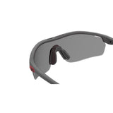 Under Armour Kids Infrared Oleophobic Lens Grey Black Wrap around Sunglasses with 100% UV Protection