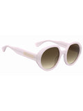 MOSCHINO Womens Brown Lens Gold Round Sunglasses with 100% UV Protection-20471435J53HA