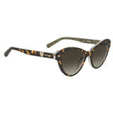 Moschino Love Womens Brown Shaded Lens Pattern Havana Cat Eye Sunglasses with 100% UV Protection - 204921H7P52HA