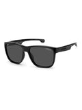 Carrera Ducati Mens Grey Lens Black Rectangular Sunglasses with 100% UV Protection-20493680757IR