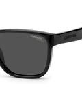 Carrera Ducati Mens Grey Lens Black Rectangular Sunglasses with 100% UV Protection-20493680757IR