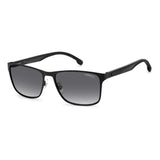 Carrera Kids Dark Grey Shaded Lens Black Rectangular Sunglasses with 100% UV Protection
