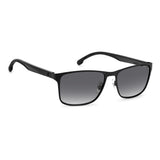 Carrera Kids Dark Grey Shaded Lens Black Rectangular Sunglasses with 100% UV Protection