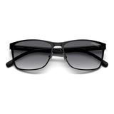 Carrera Kids Dark Grey Shaded Lens Black Rectangular Sunglasses with 100% UV Protection