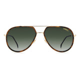 Carrera Mens & Womens Green Lens Havana Aviator Sunglasses with 100% UV Protection