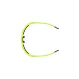 Under Armour Mens Silver Oleophobic Lens Green Yellow Fluo Rectangular Sunglasses with 100% UV Protection