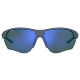 Under Armour Mens Green Multilayer Oleophobic Lens Grey Blue Rectangular Sunglasses with 100% UV Protection