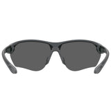 Under Armour Mens Green Multilayer Oleophobic Lens Crystal Grey Rectangular Sunglasses with 100% UV Protection