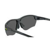 Under Armour Mens Green Multilayer Oleophobic Lens Crystal Grey Rectangular Sunglasses with 100% UV Protection