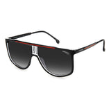 Carrera Mens Grey Lens Black Navigator Sunglasses with 100% UV Protection