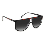 Carrera Mens Grey Lens Black Navigator Sunglasses with 100% UV Protection