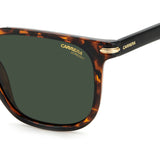 Carrera Mens & Womens Green Lens Havana Square Sunglasses with 100% UV Protection
