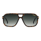 Carrera Mens Green Lens Havana Navigator Sunglasses with 100% UV Protection