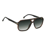 Carrera Mens Green Lens Havana Navigator Sunglasses with 100% UV Protection