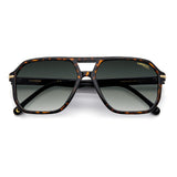 Carrera Mens Green Lens Havana Navigator Sunglasses with 100% UV Protection
