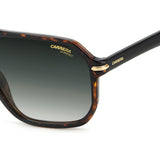 Carrera Mens Green Lens Havana Navigator Sunglasses with 100% UV Protection