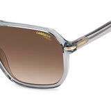 Carrera Mens Brown Lens GREY Navigator Sunglasses with 100% UV Protection