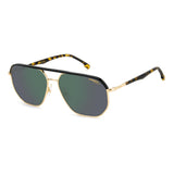 Carrera Mens Greengrey Sp Pz Hight Contrast Antirefle Lens Gold Square Sunglasses with 100% UV Protection