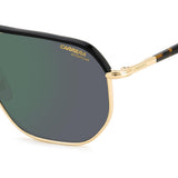Carrera Mens Greengrey Sp Pz Hight Contrast Antirefle Lens Gold Square Sunglasses with 100% UV Protection
