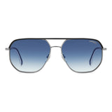 Carrera Mens Blue Lens Blue Rectangular Sunglasses with 100% UV Protection