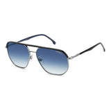 Carrera Mens Blue Lens Blue Rectangular Sunglasses with 100% UV Protection