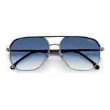Carrera Mens Blue Lens Blue Rectangular Sunglasses with 100% UV Protection