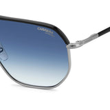 Carrera Mens Blue Lens Blue Rectangular Sunglasses with 100% UV Protection