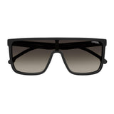 Carrera Unisex Brown Shaded Lens Black Square Sunglasses with 100% UV Protection