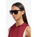 Carrera Unisex Brown Shaded Lens Black Square Sunglasses with 100% UV Protection