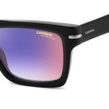 Carrera Unisex Blue Red Lens Black Rectangular Sunglasses with 100% UV Protection -20582680754YB